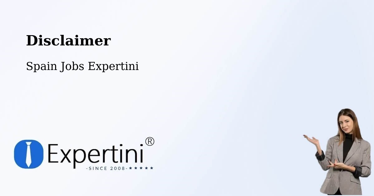Disclaimer – Ezprogui - Spain Jobs Expertini